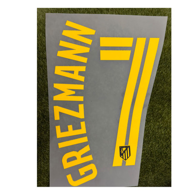 马竞7号格列兹曼印字印号#7 GRIEZMANN Nameset