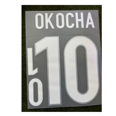 1998尼日利亚印号10号奥科查印字#10 OKOCHA Nameset热转印烫画