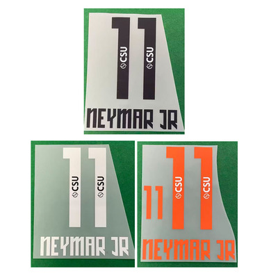 11-12-13桑托斯11号内马尔印字#11 NEYMAR JR Nameset热转印印号