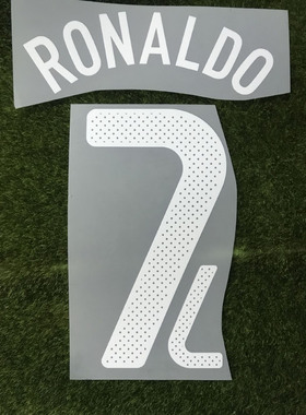 2013葡萄牙C罗印字#7 Ronaldo Nameset热转印号