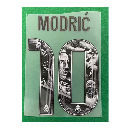 2526皇马10号莫德里奇印字纪念版印号#10 MODRIC NAMESET
