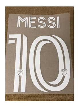 25-26迈阿密印字二客10号梅西#10 MESSI NAMESET热转印印字印号