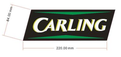 苏超凯尔特人流浪者胸前赞助CARLING热转印烫画胶印