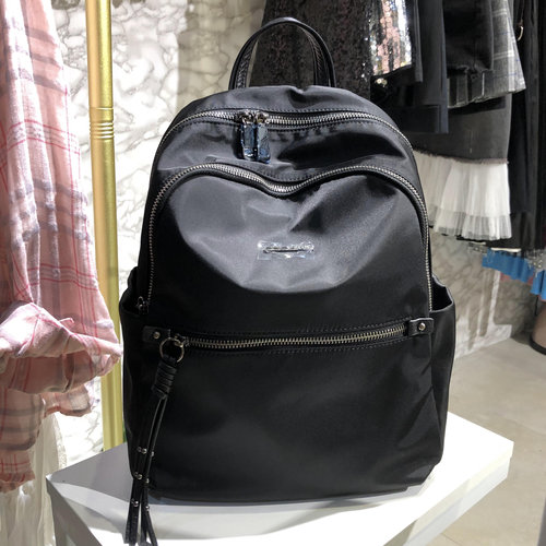 双肩包2026新款可可妃双拉链大容量休闲简约轻便旅游女士背包潮