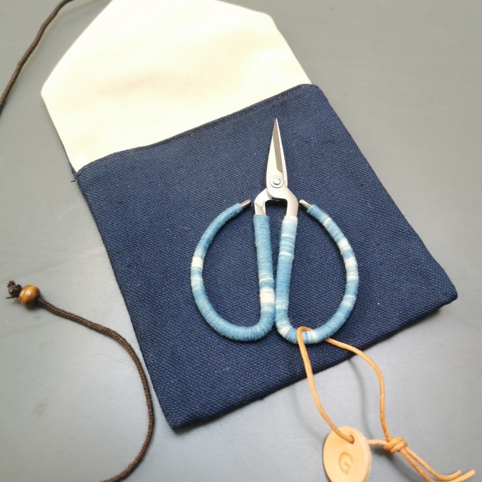 植物染全包手工缠线茶艺茶袋小剪刀家用剪刀拆快递可定制送布袋,居家布艺,剪刀,淘宝优惠券,粉丝福利购,淘宝优惠卷