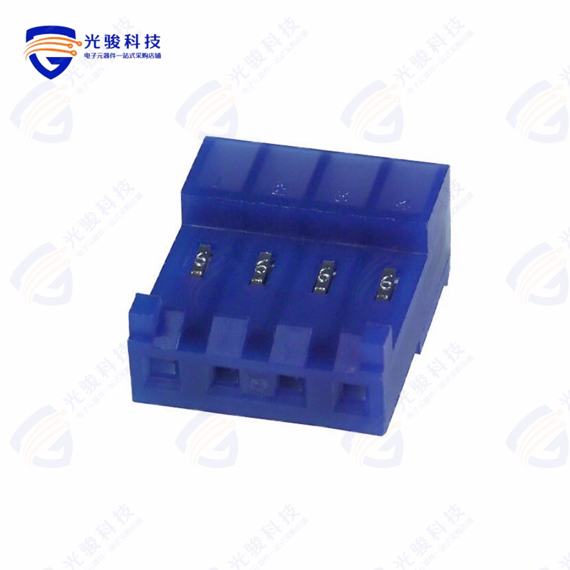 3-643821-4《CONN RCPT 4POS IDC 26AWG TIN》