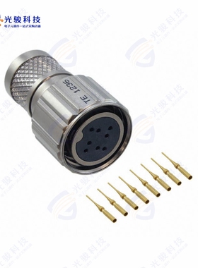 2102353-3《CONN PLUG FMALE 8POS GOLD CRIMP》