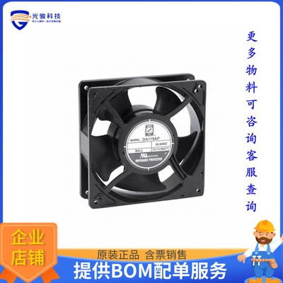 AC风扇OA119AP-22-2TB【FAN AXIAL 127X38.5MM 230VAC TERM】
