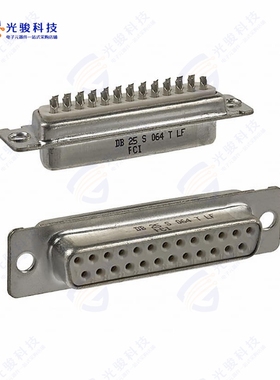 DB25S064TLF《CONN D-SUB RCPT 25POS SLDR CUP》
