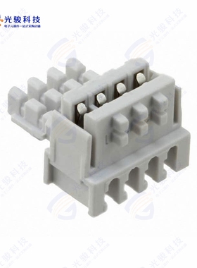 284865-4《CONN RCPT 4POS IDC 22-24AWG TIN》