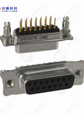 164A16579X《CONN D-SUB RCPT 15POS VERT SLDR》