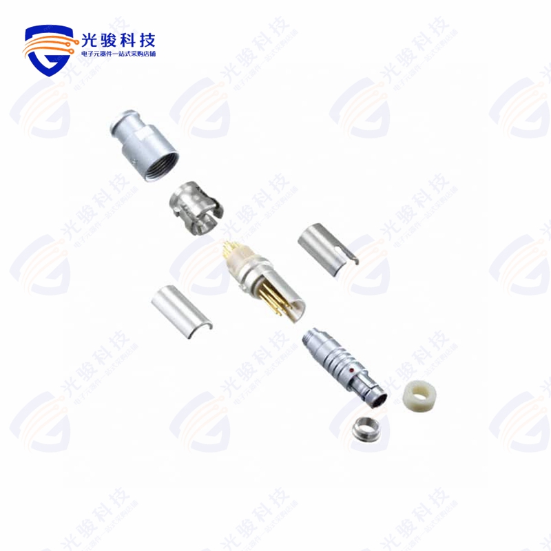 S41F1C-P08MFG0-450S《CONN PLUG MALE 8P GOLD SLDR CUP》