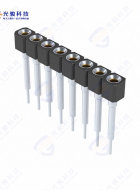 316-43-108-41-007000《CONN SOCKET 8POS 0.1 GOLD PCB》