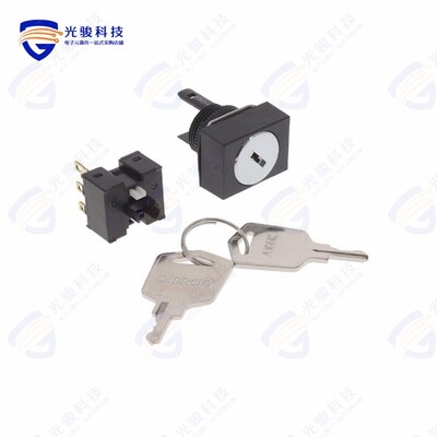 A165K-J2AL-1 《SWITCH KEYLOCK 2POS SPDT 5A 125V》