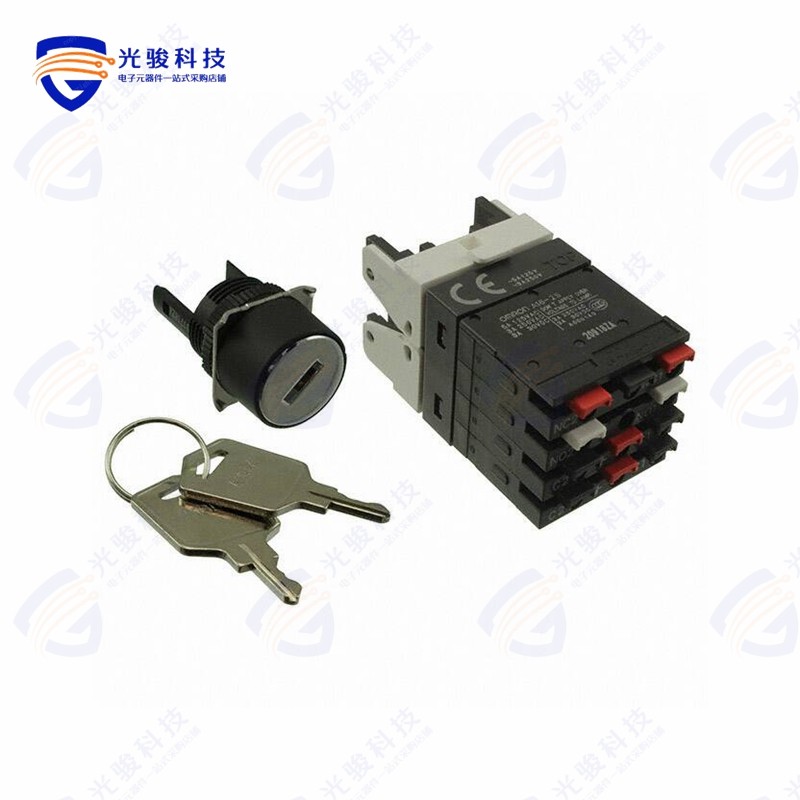 A165KT2M2S 《SWITCH KEYLOCK 2POS DPDT 5A 125V》