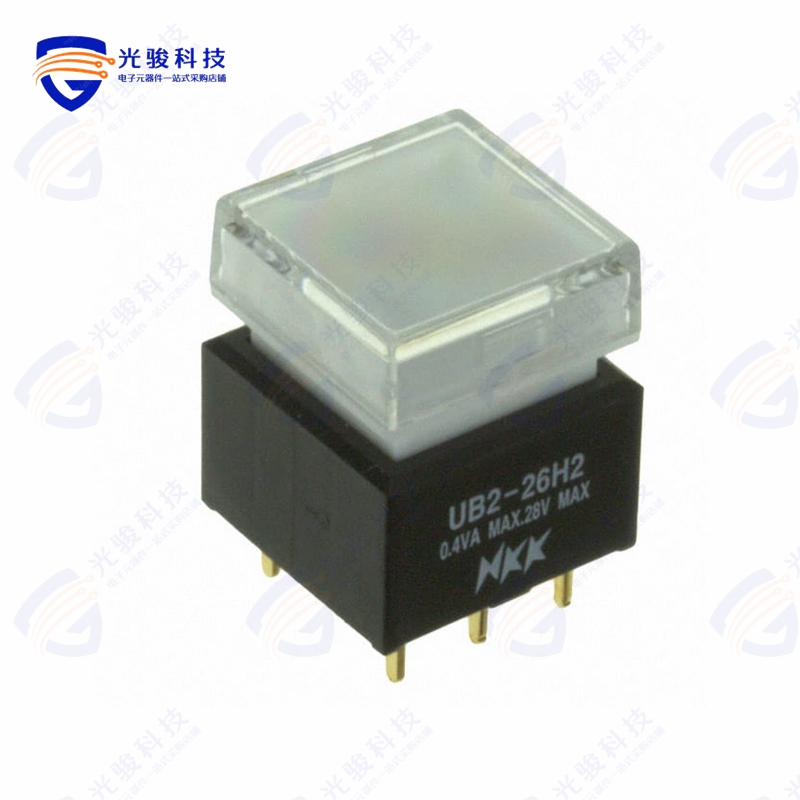 UB226SKG036B-3JB 《SWITCH PUSH DPDT 0.4VA 28V》