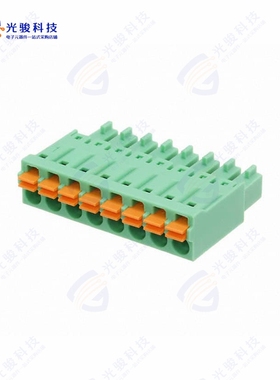 1748037《TERM BLOCK PLUG 8POS STR 3.81MM》
