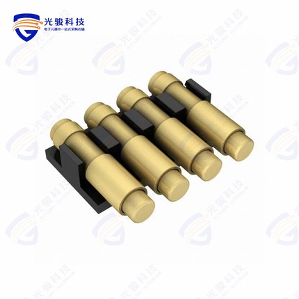 8MM-11-0004-02-131《CONN SPRING TARGET 4POS R/A SMD》