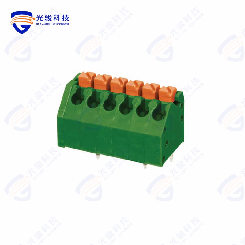 TBL002A-350-06GR-2OR《TERMINAL BLOCK, SCREWLESS, 3.50,》