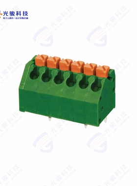 TBL002A-350-06GR-2OR《TERMINAL BLOCK, SCREWLESS, 3.50,》