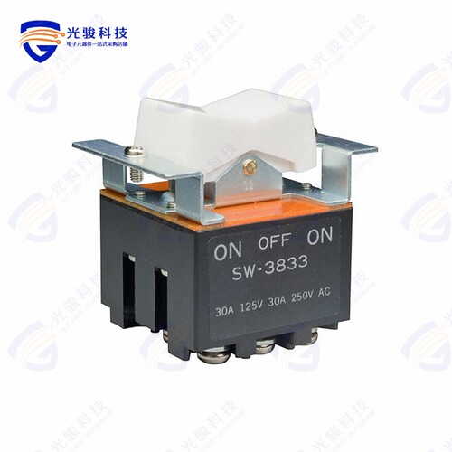 SW3833/U 《SWITCH ROCKER 3PDT 30A 125V》