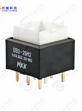 UB225SKG036B 《SWITCH PUSH DPDT 0.4VA 28V》