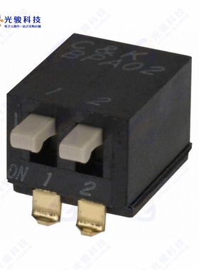 BPA02SB 《SWITCH PIANO DIP SPST 100MA 5V》