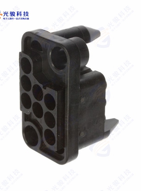 213499-1《CONN RCPT HSG DRAWER 8POS BLK》