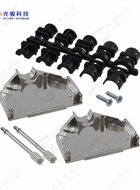 L17DTZK25KFMT《CONN BACKSHELL 25POS 180DEG SILV》