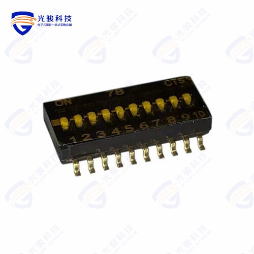 218-10LPST 《SWITCH SLIDE DIP SPST 25MA 24V》