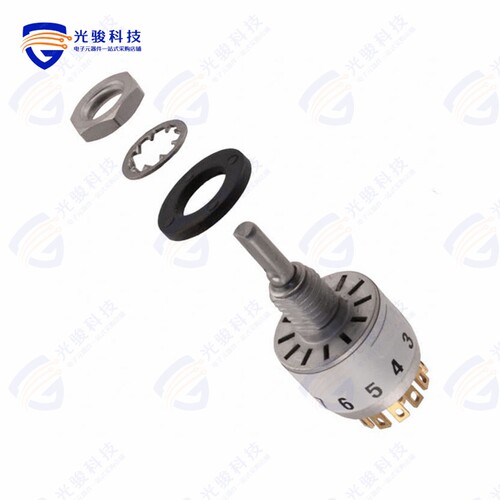50CD36-01-1-AJN 《SWITCH ROTARY 2-10POS 150MA 115V》