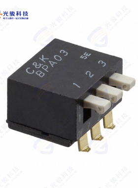 BPA03SB 《SWITCH PIANO DIP SPST 100MA 5V》