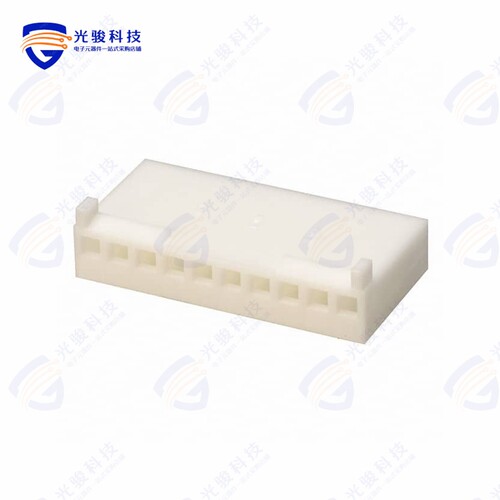 22013107《CONN HOUS 10POS .100 W/RAMP/RIB》