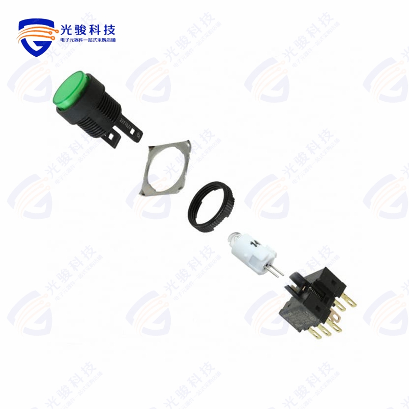 A165L-JGA-12-2 《SWITCH PUSHBUTTON DPDT 5A 125V》