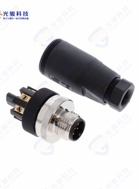 T4111001081-000《CONN RCPT MALE 8POS GOLD SCREW》