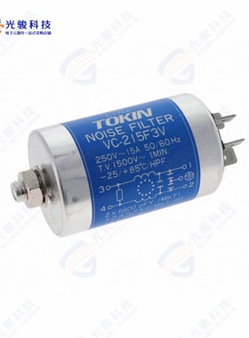 VC-215F3V《POWER LINE FILTER, CYLINDER TYPE》