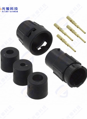 8280-4PG-3DC《CONN RCPT MALE 4POS GOLD CRIMP》