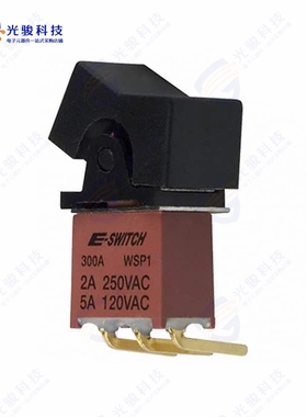 300AWSP1J1BLKM6QE 《SWITCH ROCKER SPDT 5A 120V》