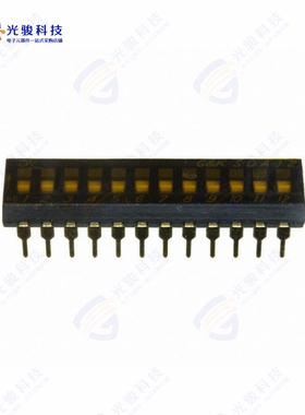 SDA12H0B 《SWITCH SLIDE DIP SPST 25MA 24V》