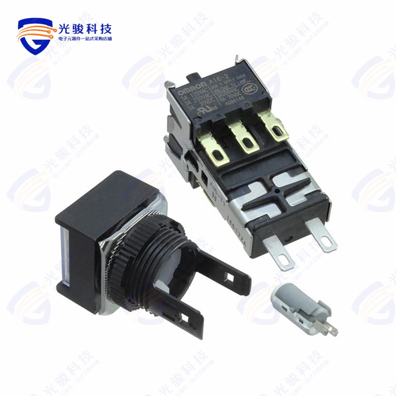 A165L-AWM-T1-2 《SWITCH PUSHBUTTON DPDT 5A 125V》