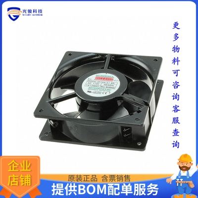 AC风扇UF12A12-BTHR-CC【FAN AXIAL 120X38MM 115VAC TERM】