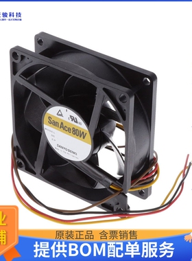 无刷直流风扇9WP0812P4G04【80X25MM 12V, SPLASH PROOF DC LCK】