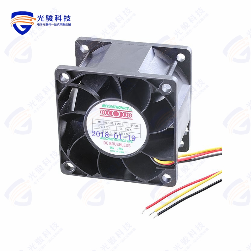 ME6038L12B2-FSR《FAN AXIAL 60X38MM 12VDC WIRE》