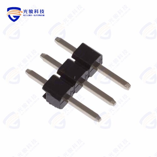 BG030-03-A-0450-0300-N-G《3W, 2.54MM PITCH PIN HDR, SIL, T》