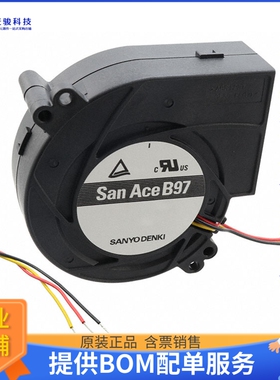 无刷直流风扇9BMB12K201【FAN BLOWER 97.1X33MM 12VDC WIRE】