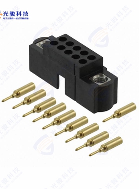 M80-5611005《CONN HEADER 10POS CRIMP 24-28AWG》