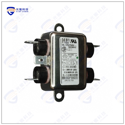 6609020-7 滤波器LINE FILTER 250VAC 5A CHASS MNT