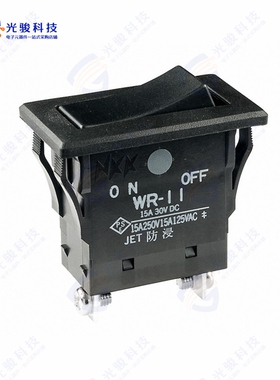 WR11AT 《SWITCH ROCKER SPST 15A 125V》