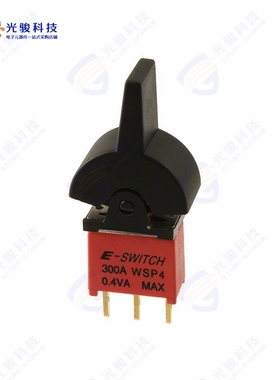 300AWSP4J2BLKM2RE 《SWITCH ROCKER SPDT 0.4VA 20V》