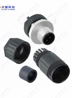 M12A-04BMMB-SL7001《CONN PLUG MALE 4POS GOLD SCREW》